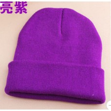 's  Beanie Knit Ski Cap HipHop Blank Color Warm Unisex Wool Hat 17#  eb-47353820
